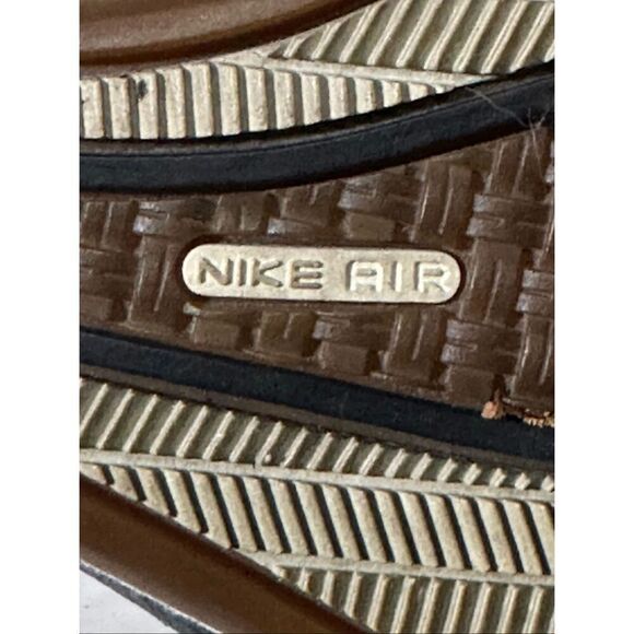 Cole Haan Canvas and Leather Lace-up Wedge Shoes Off-white & Blue | Women Size 6 - Picture 8 of 16